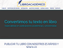 Tablet Screenshot of libroacademico.com